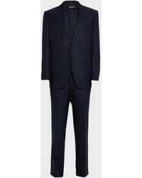 ZEGNA - Wool Tonal Stripe Two-Piece Suit - Lyst