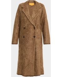 Guest In Residence - Grizzly Herringbone Cashmere Double-Breasted Coat - Lyst