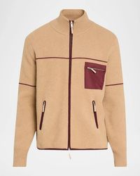 Guest In Residence - Louis Felted Wool-Cashmere Zip-Front Jacket - Lyst