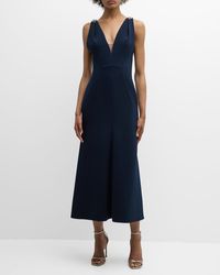 Jenny Packham - Lola Plunging Crystal Strappy Gown - Lyst
