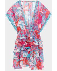 Ramy Brook - Marisa Tiered Mini Dress - Lyst