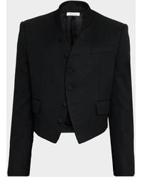 McQueen - Apos;S Shrunken Exploded Tweed Blazer - Lyst