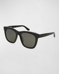 Saint Laurent - Sl M24K Oversize Square Acetate Sunglasses - Lyst
