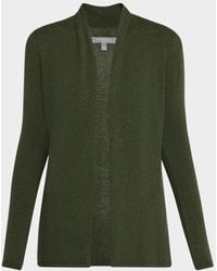 Neiman Marcus - Cashmere Basic Open Cardigan - Lyst