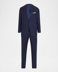 Kiton - Apos;S Mini-Check Wool Modern Fit Two-Piece Suit - Lyst