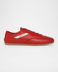 McQueen - Apos;S Boxe Nappa Leather Low-Top Sneakers - Lyst