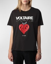 Zadig & Voltaire - Tommer Embellished Concert Crush T-Shirt - Lyst