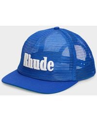 Rhude - Apos;S Mesh Logo Baseball Cap - Lyst