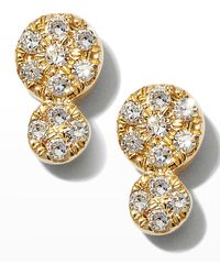 Bridget King Jewelry - Diamond Double Dot Stud Earrings - Lyst