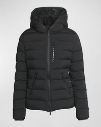Moncler - Herbe Stretch Nylon Hooded Puffer Jacket - Lyst