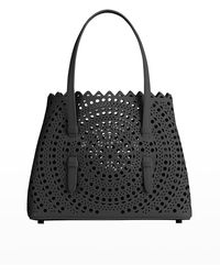 Alaïa - Mina 32 Tote Bag In Vienne Perforated Leather - Lyst