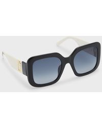 Marc Jacobs - J Marc Square Two-Tone Acetate Sunglasses - Lyst