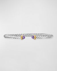 David Yurman - Cable Flex Bracelet With Gemstone - Lyst