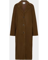 Vince - Long Suede Coat - Lyst