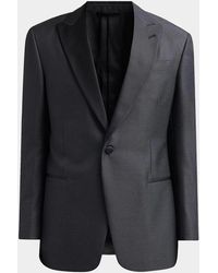 Giorgio Armani - Wool-Silk Micro Jacquard Dinner Jacket - Lyst