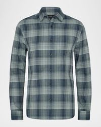 Vince - Big Sky Plaid Cotton Button-Down Shirt - Lyst
