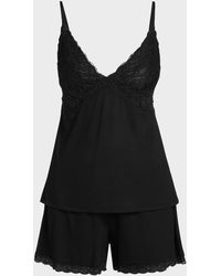 Natori - Feathers Essential Lace-Trim Cami Pajama Set - Lyst