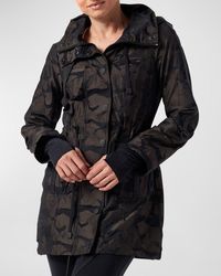 BLANC NOIR - Print Hooded Anorak Jacket - Lyst