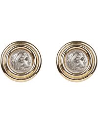 Ben-Amun - Roman Coin Clip Earrings - Lyst