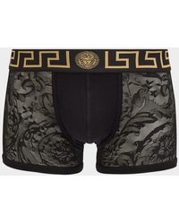 Versace - Baroque Mesh Jacquard Boxer Briefs - Lyst