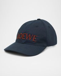 Loewe - X Paula & Apos;S Ibiza Embroidered Canvas Cap - Lyst