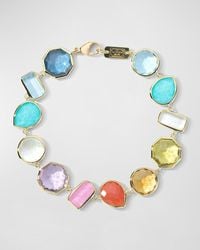 Ippolita - 18k Gold Rock Candy Large Stone Flexible Bracelet In Summer Rainbow 2 - Lyst