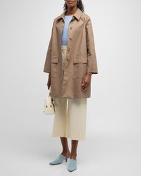 Frances Valentine - Colombo Button-Down Coated Cotton Trench Coat - Lyst