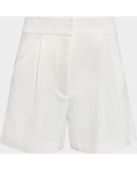 Veronica Beard - Marbeau Pleated Shorts - Lyst