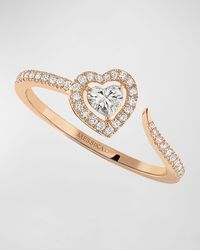 Messika - Joy 18k Rose Gold Diamond Ring, Eu 51 / Us 5.75 - Lyst