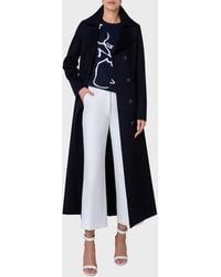 Akris - Cashmere Double-Face Single-Breasted Long Coat - Lyst