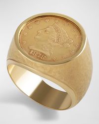 Jorge Adeler - 18K 1878 2.5 Dollar Coin Ring - Lyst