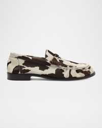 SCHUTZ SHOES - Tyche Calf Hair Penny Loafers - Lyst