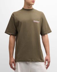 Balenciaga - Campaign Logo Boxy T-Shirt - Lyst