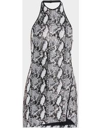 IRO - Allany Sequined Halter Mini Dress - Lyst