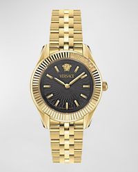 Versace - 30Mm Greca Time Watch With Bracelet Strap - Lyst