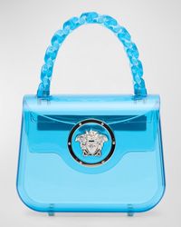 Versace - La Medusa Mini Acrylic Top-Handle Bag - Lyst