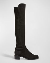Stuart Weitzman - Reserve Stretch Suede Over-The-Knee Boots - Lyst