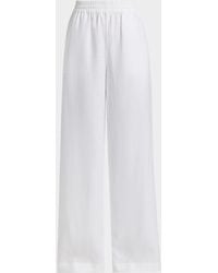 A.L.C. - Tyler Wide-Leg Linen Pants - Lyst