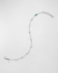 Monica Rich Kosann - Sterling Silver Multi-cut Rock Crystal Tennis Bracelet - Lyst