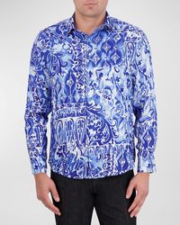 Robert Graham - Printed Silk Sport Shirt - Lyst