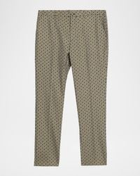 Etro - Apos;S Medallion Jacquard Flat-Front Trousers - Lyst
