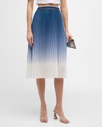 Le Superbe - Pleated Ombre Skirt - Lyst