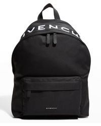 Givenchy Essential U Nylon Logo Backpack in Blue for Men | Lyst