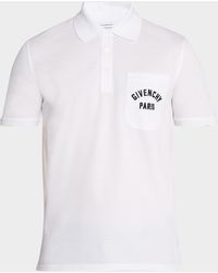 Givenchy - Apos;S Cotton Pique Polo Shirt With Logo Pocket - Lyst