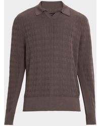 Rag & Bone - Harvey Plaid Johnny Collar Polo Sweater - Lyst