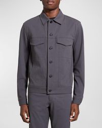 Theory - The River Jacket In Neoteric Twill - Lyst