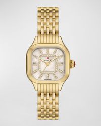 Michele - 29mm Meggie Diamond Dial And Mother-of-pearl Watch - Lyst