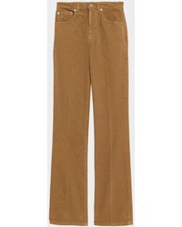 Saint Laurent - Corduroy Bootcut-Leg Pants - Lyst