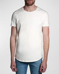 Monfrere - Dann Solid Crew T-Shirt - Lyst