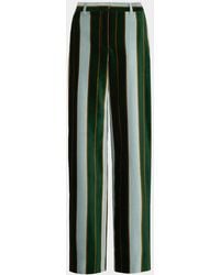 Twp - Isla Striped Cotton Wide-Leg Pants - Lyst